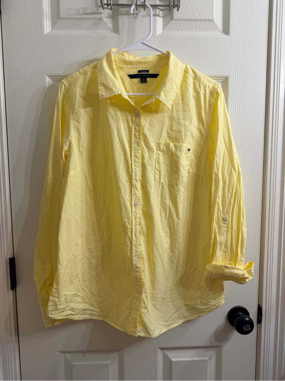 Tommy Hilfiger Yellow Button-Down Shirt